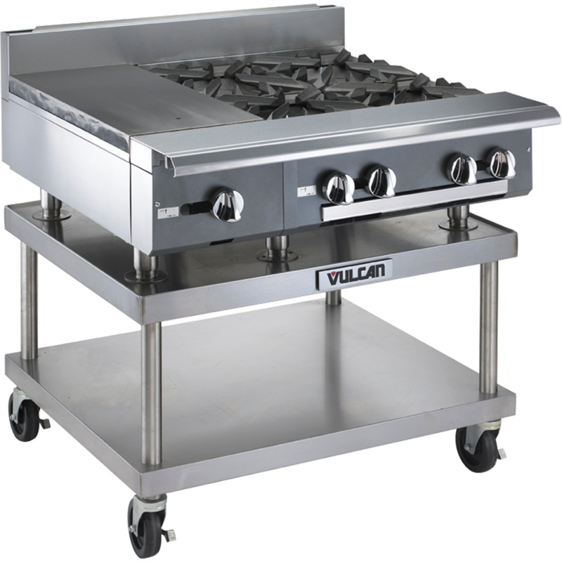 Vulcan V112H V Series Heavy Duty Natural Gas Modular Range w/ 1 Hot Top Burner 12" - 30,000 BTU