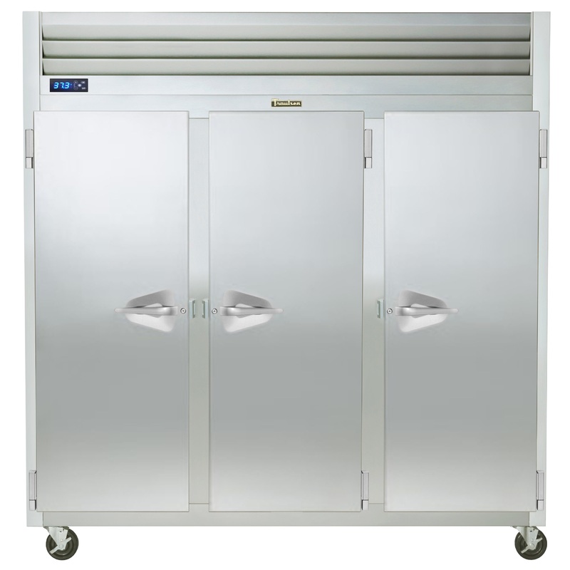 Traulsen G30010 3-Section Left/Right/Right Hinged 3 Solid Door Reach-In Refrigerator 76" - 69.1 Cu. Ft.
