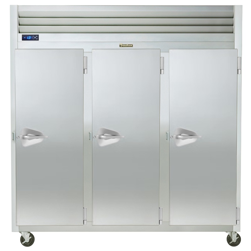 Traulsen G31012 3-Section Right/Right/Right Hinged 6 Solid Door Reach-In Storage Freezer 76" - 69.1 Cu. Ft.
