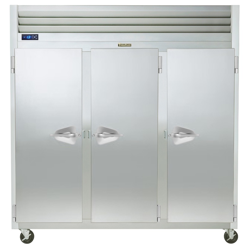 Traulsen G31310 3-Section Left/Right/Right Hinged 6 Solid Door Reach-In Freezer 76" - 69.1 Cu. Ft.