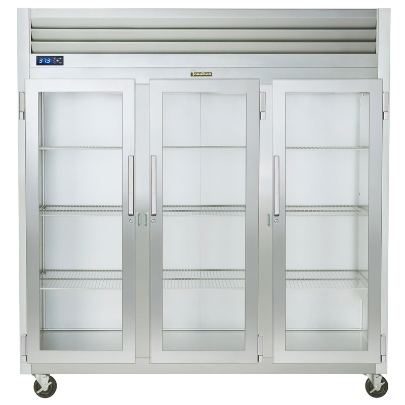 Traulsen G32010 3-Section Left/Right/Right Hinged 3 Glass Door Reach-In Refrigerator 76" - 69.1 Cu. Ft.