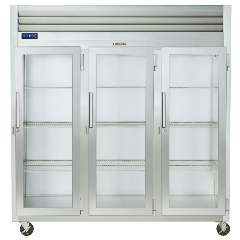 Traulsen G32012 3-Section Right/Right/Right Hinged 3 Glass Door Reach-In Refrigerator 76" - 69.1 Cu. Ft.