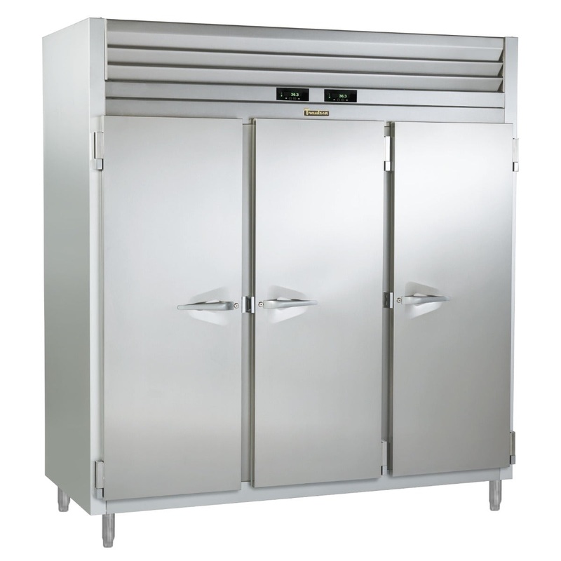 Traulsen RDT332WUT-FHS Spec-Line 3-Section 3 Solid Door Dual Temp Reach-In Refrigerator / Freezer 86" - 75.38 cu. ft.