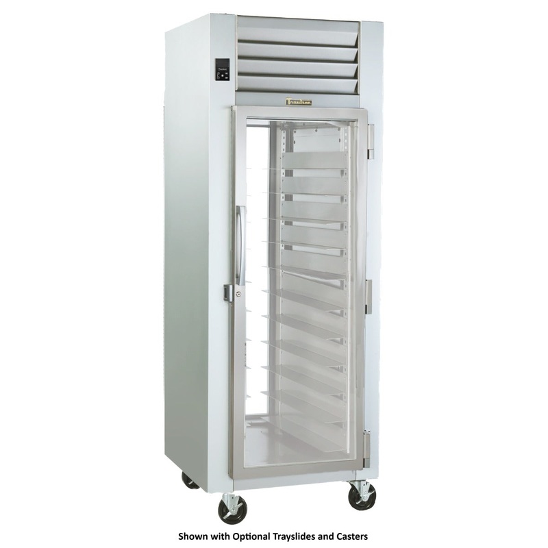 Traulsen RHT132WPUT-FHG Spec-Line 1-Section 1 Glass Door front / 1 Glass Door Rear Reach-In Pass-Thru Refrigerator 30" - 25.73 cu. ft. - 115v