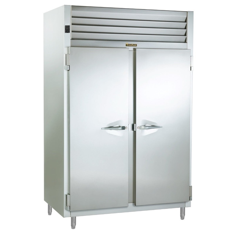 Traulsen RHT232DUT-FHS Spec-Line 2-Section 2 Solid Door Reach-In Refrigerator 48" - 41.97 cu. ft. - 115V