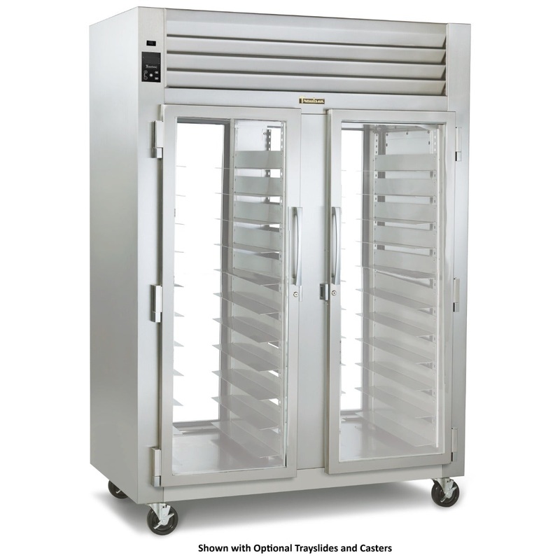 Traulsen RHT232WPUT-FHG Spec-Line 2-Section 2 Glass Door front / 2 Glass Door Rear Reach-In Pass-Thru Refrigerator 58" - 55.13 cu. ft. - 115v