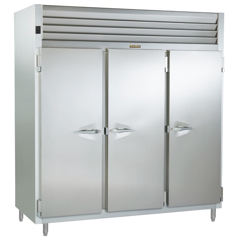 Traulsen RHT332WUT-FHS Spec-Line 3-Section 3 Solid Door Reach-In Refrigerator 86" - 77.45 cu. ft. - 115V