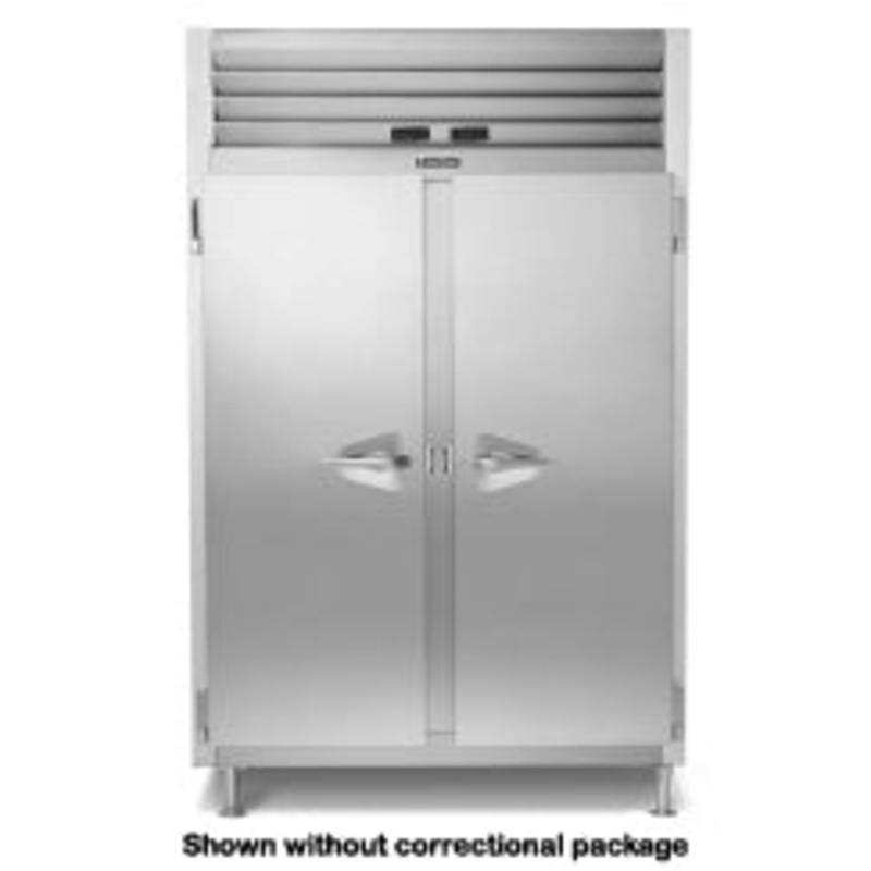 Traulsen RL232N-COR01 Correctional Reach-In Freezer Two Full-Height Solid Doors 46 Cu. Ft. - 115V