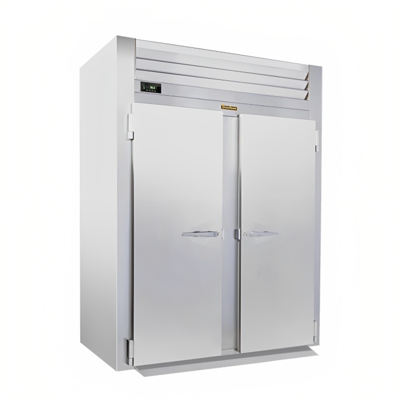 Traulsen RRI232HUT-FHS Roll-In Refrigerator Two Full-Height Solid Doors for 72"High Racks All Stainless Steel 79.5 Cu. Ft. - 115V