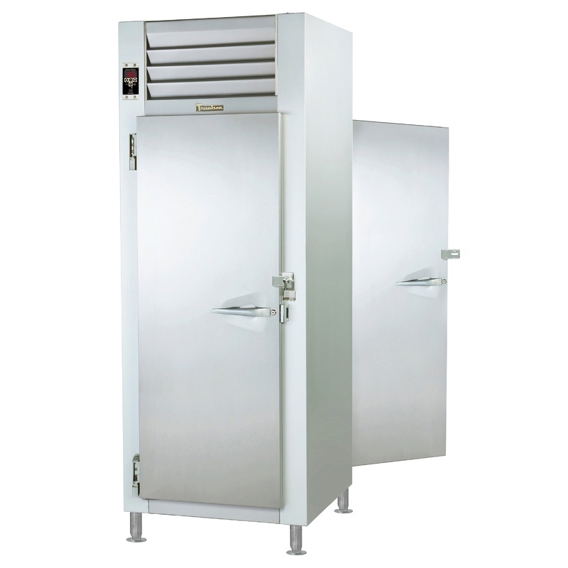 Traulsen RW132WP-COR02 1-Section Left Hinged 1 Solid Door Correctional Reach-In Pass-Thru Heated Holding Cabinet - 26.1 Cu. Ft.