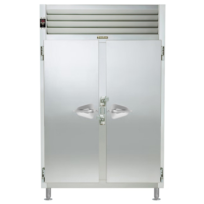Traulsen RW232WP-COR01 2-Section 2 Solid Door Correctional Reach-In Pass-Thru Heated Holding Cabinet - 55.8 Cu. Ft.