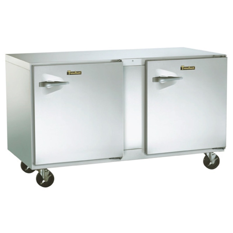 Traulsen UHT48-RR Undercounter Refrigerator Two Door Right Hinged 48" - 115V