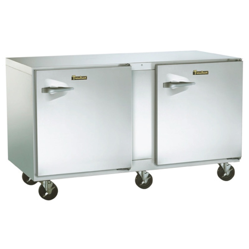 Traulsen UHT60-RR Undercounter Refrigerator Two Door Right Hinged 60" - 115V