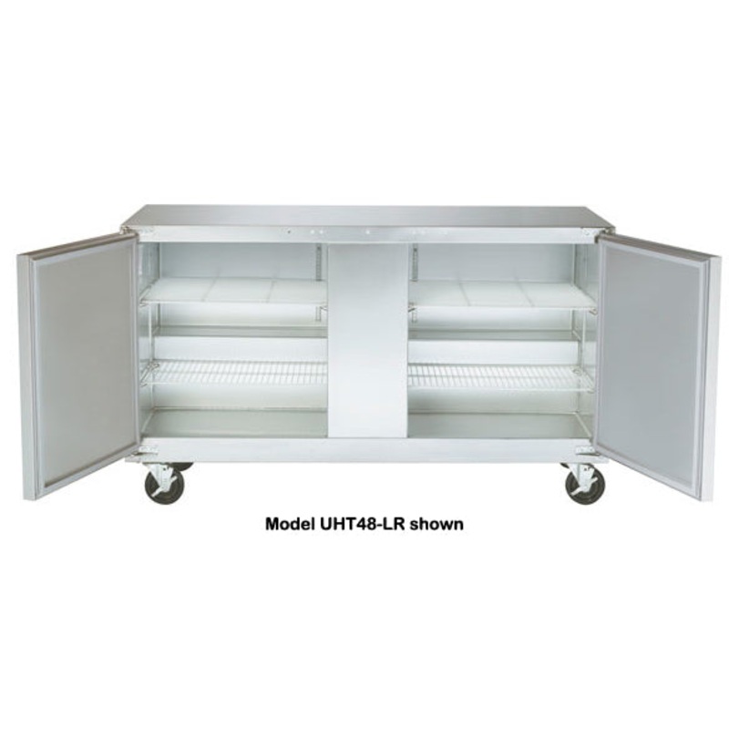 Traulsen UHT72-LR Undercounter Refrigerator Two Door Left & Right Hinged 72" - 115V