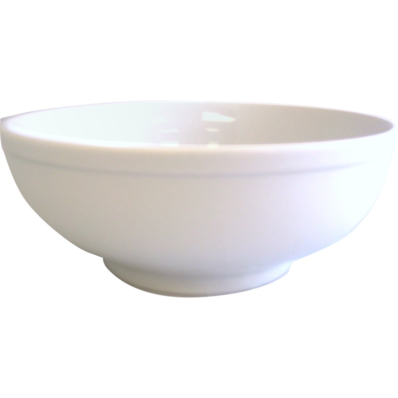 International Tableware MB-7 European White China Menudo Bowl 40 oz. - 24/Case