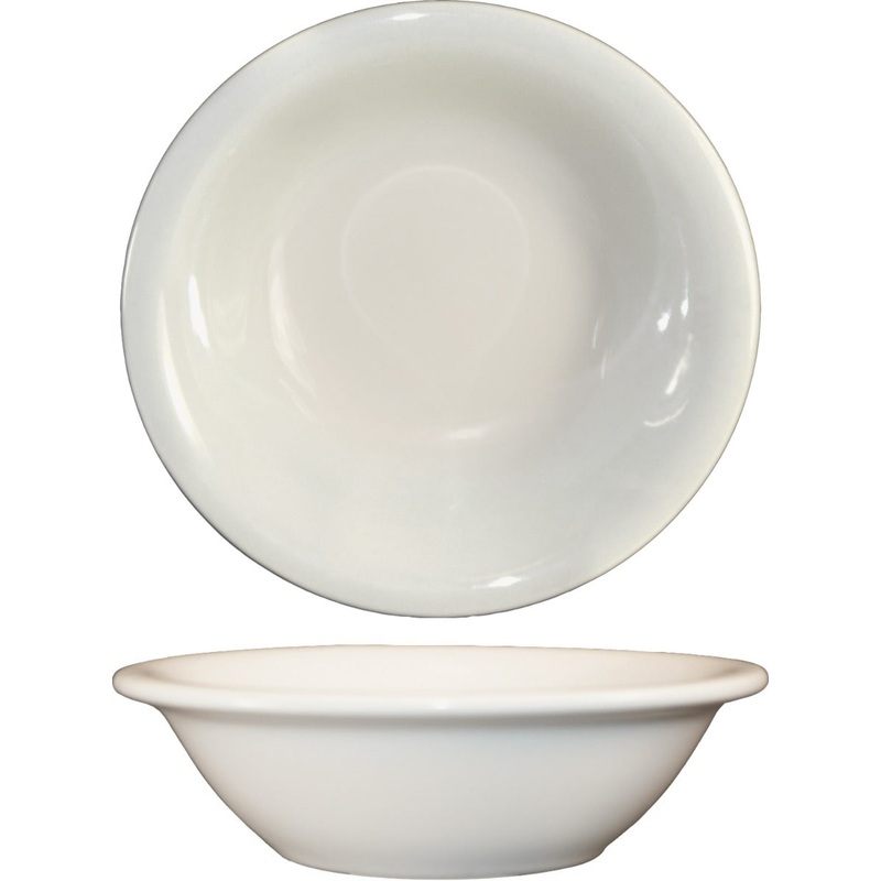 International Tableware VA-11 Valencia American White Narrow Rim China Fruit Bowl 4 oz. - 36/Case