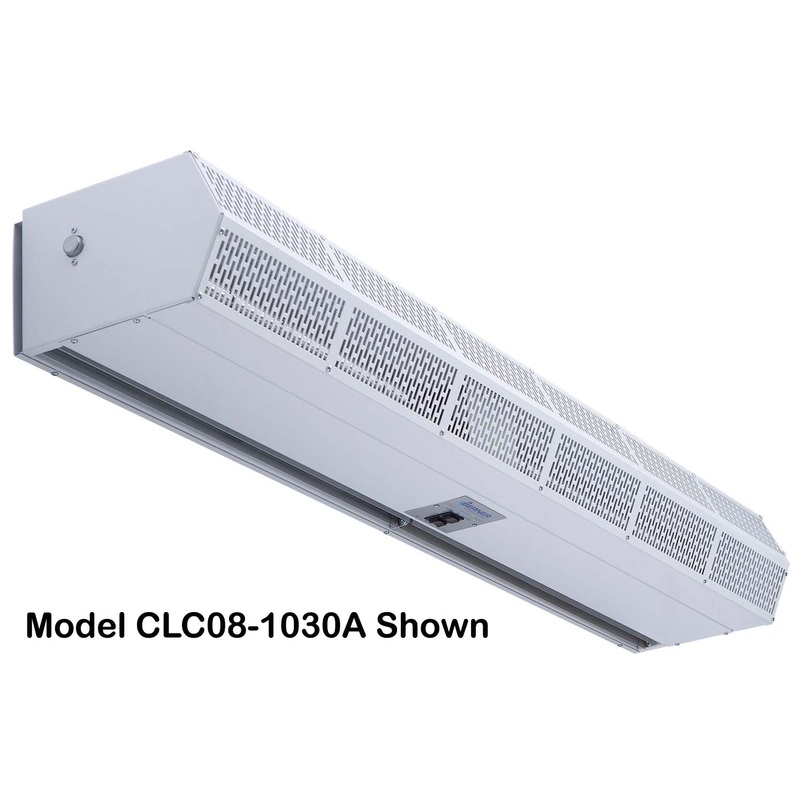Berner CLC08-1036A Unheated Commercial Series Low Profile Air Curtain 36"L - White