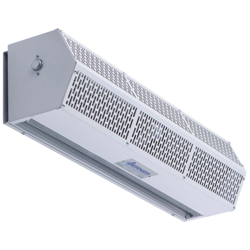 Berner SLC07-1036A Unheated Sanitation Series Low Profile Air Curtain 36"L - White
