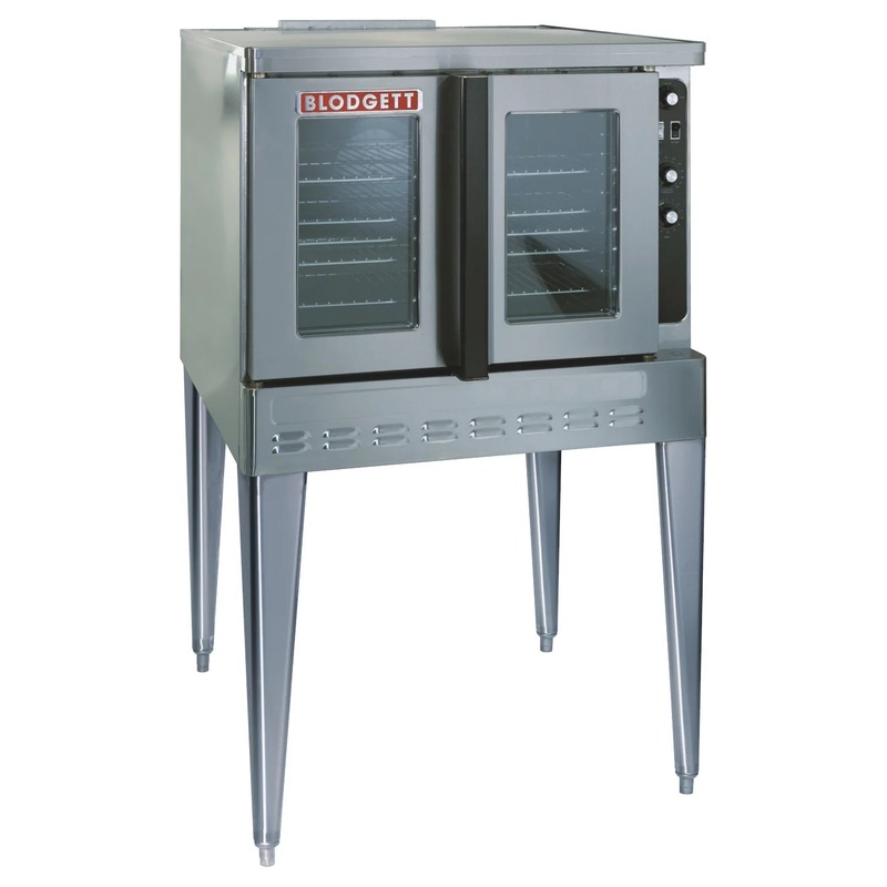 Blodgett DFG-100 SGL Single-Deck Full Size Dual Flow Natural Gas Convection Oven - 55,000 BTU
