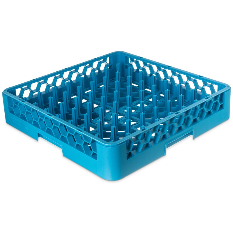 Carlisle RP14 OptiClean All-Purpose Full Size Plate/Tray Peg Rack with 2-1/2" Pegs - Blue