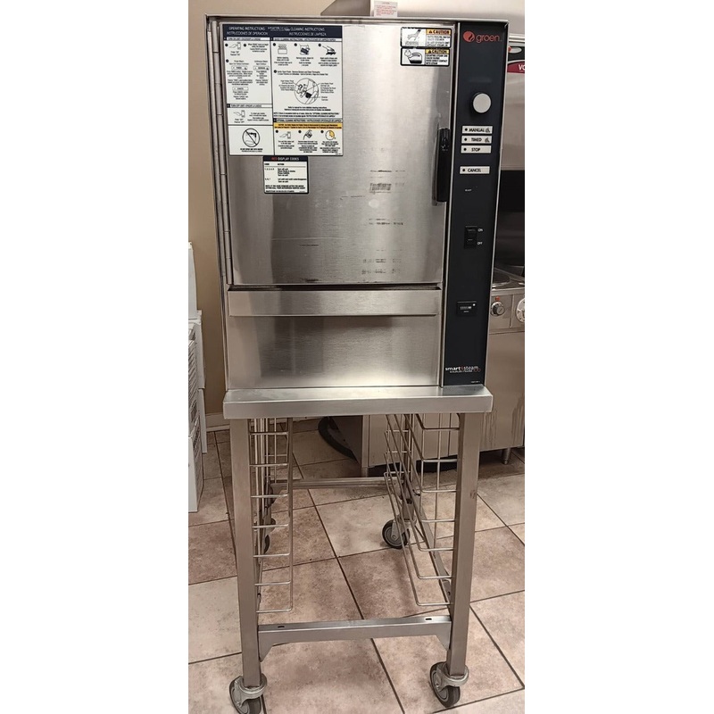 Clearance Groen SSB-5G (GSSP-BL-5GS) Countertop Gas Convection Steamer - 5 Pan - 58,000 BTU