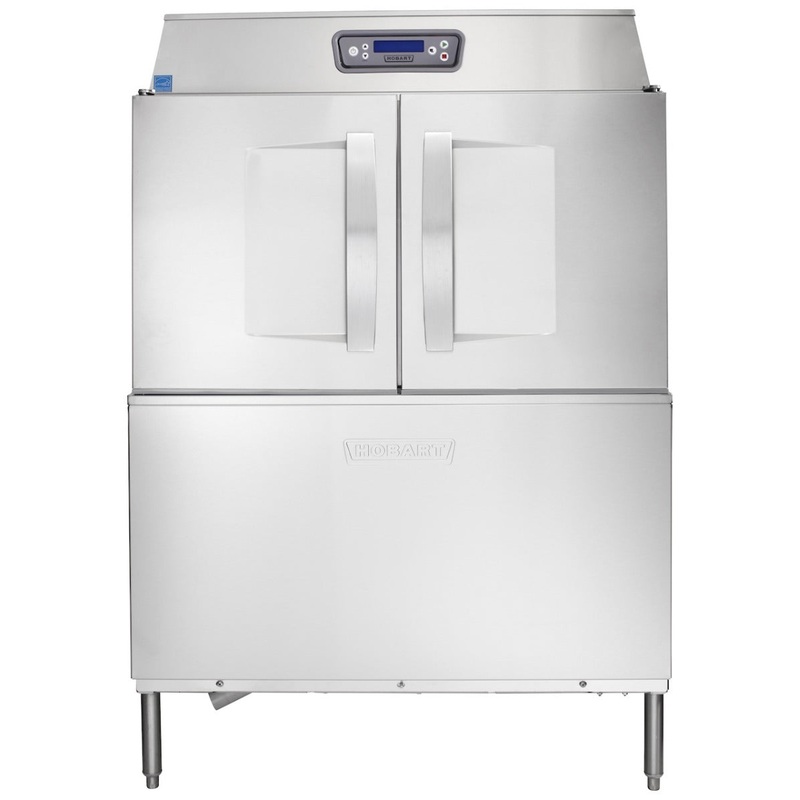 Hobart CL64EN-BASBU 2-Tank High Temp Conveyor Dishwasher w/o Booster - 342 racks/hr - 480v/3, 15 kW