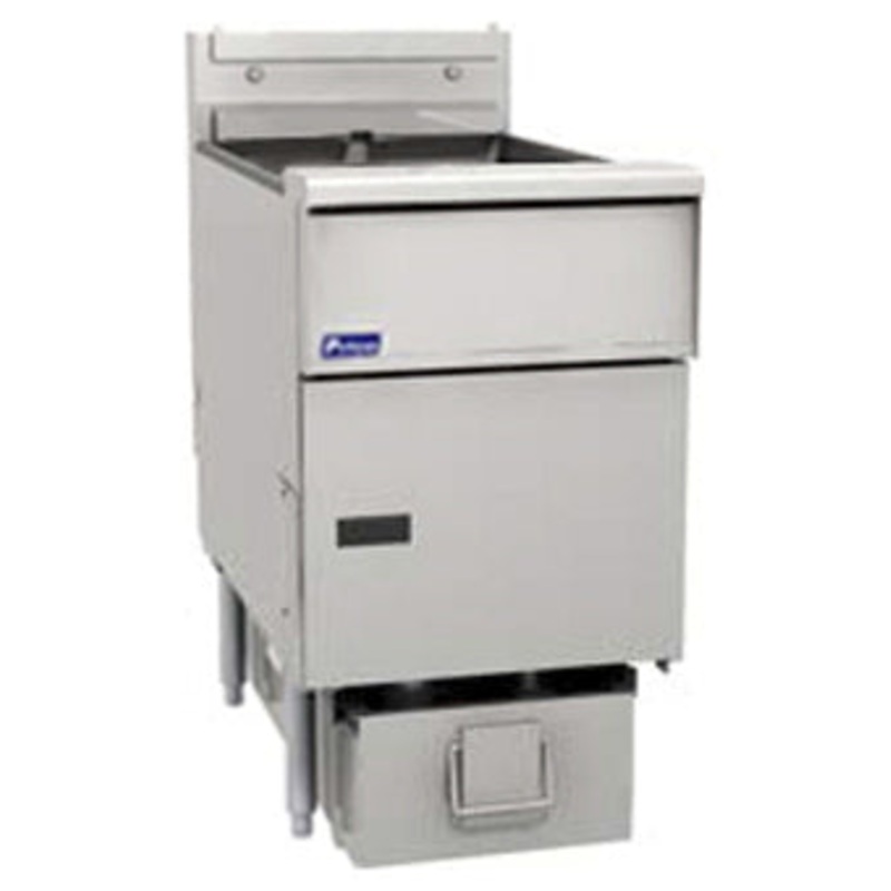 Pitco SE18RS-1FD-SSTC Solstice Floor Electric Fryer with Solid State Controls and Under-Fryer Drawer Filtration 70-90 lb./cap - 208v/3-ph, 22kW