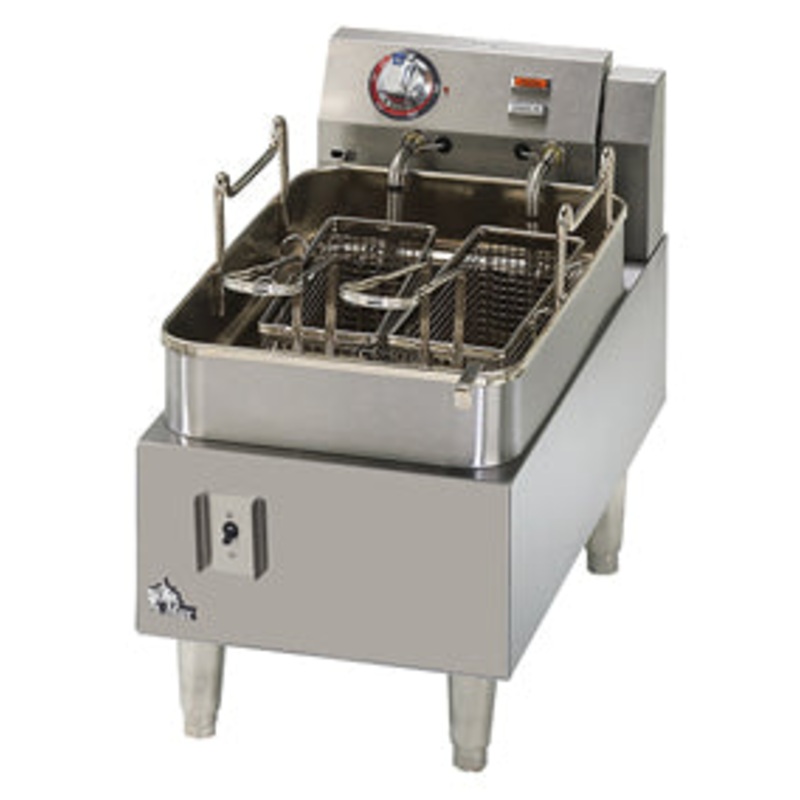 Star 515F Star-Max Countertop Twin Basket Electric Fryer 12"W, 15 lb. - 208v/1ph