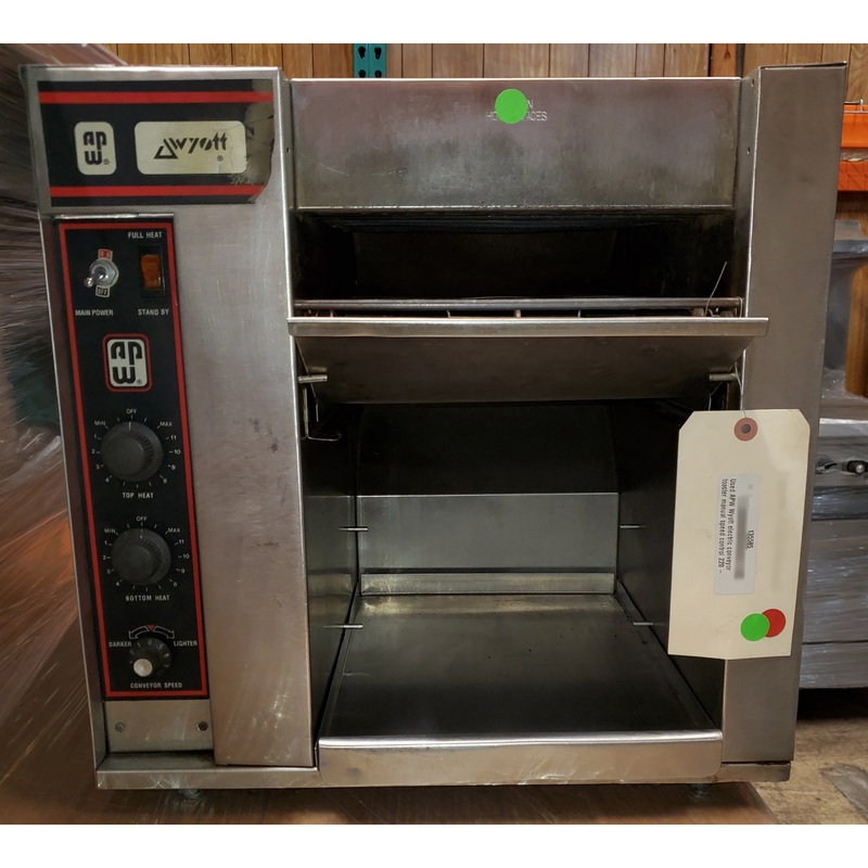Used Restaurant Equipment - APW Wyott Electric Conveyor Toaster with Manual Speed Control 18" - 220-240v/60