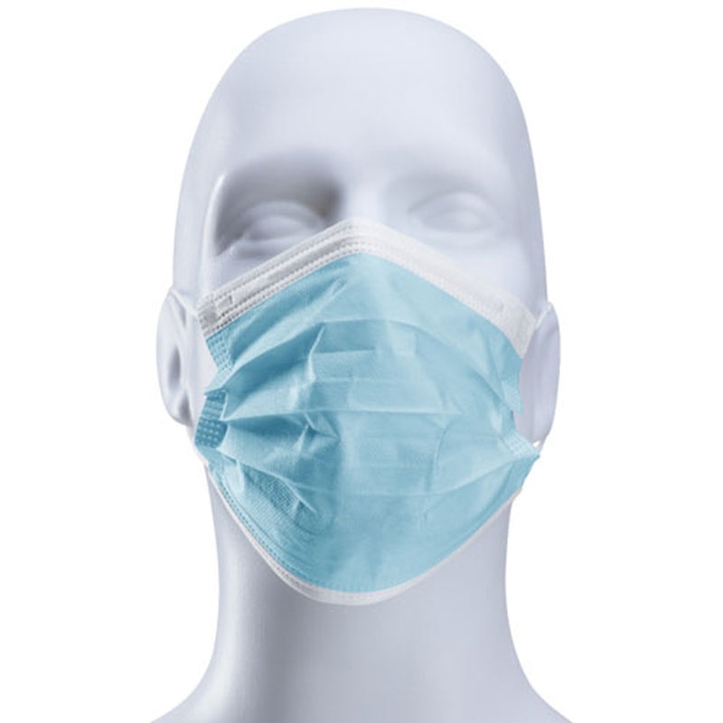 FMP 133-1963 Karat 3-Ply Disposable Face Mask with Elastic Ear Loops - 50/pk