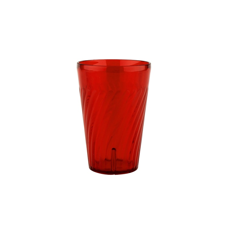 GET 2220-1-R Tahiti Tumbler Textured Plastic Red 20 OZ