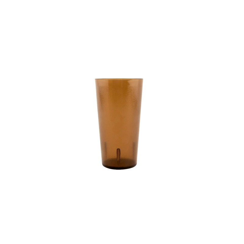 GET 6632-1-A Tumbler Textured Plastic Amber 32 OZ