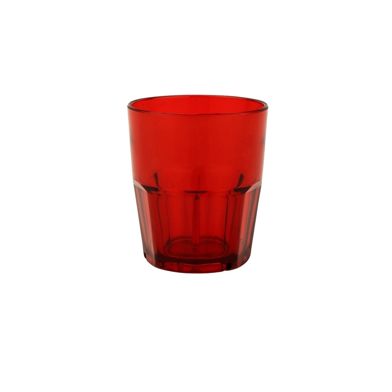 GET 9912-1-R Tumbler Textured Plastic Red 12 OZ