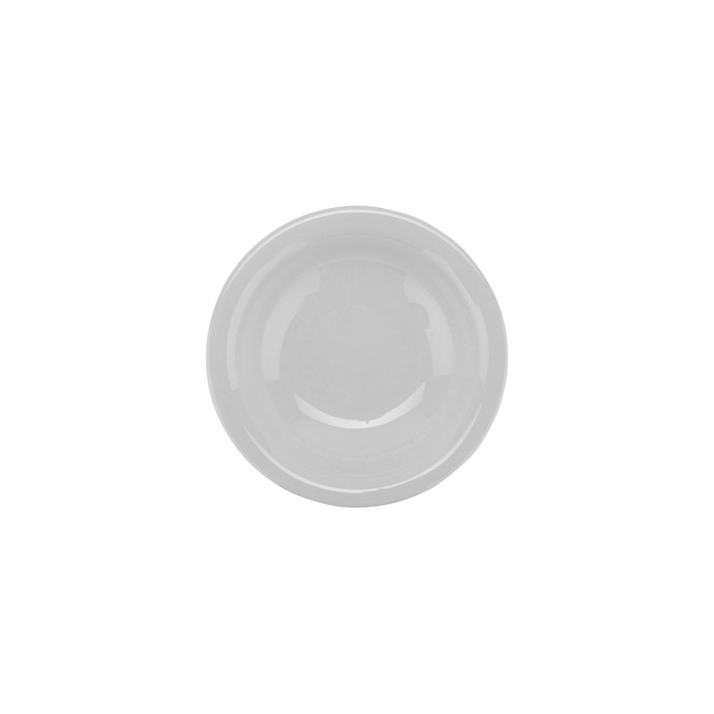 GET B-167-DW Diamond White Melamine Narrow Rim Salad Bowl 16 oz. - White - 24/Case