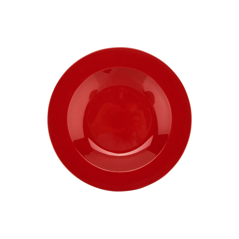 GET B-2412-CR Diamond Harvest Melamine Wide Rim Pasta Bowl 24 oz. - Cranberry - 12/Case