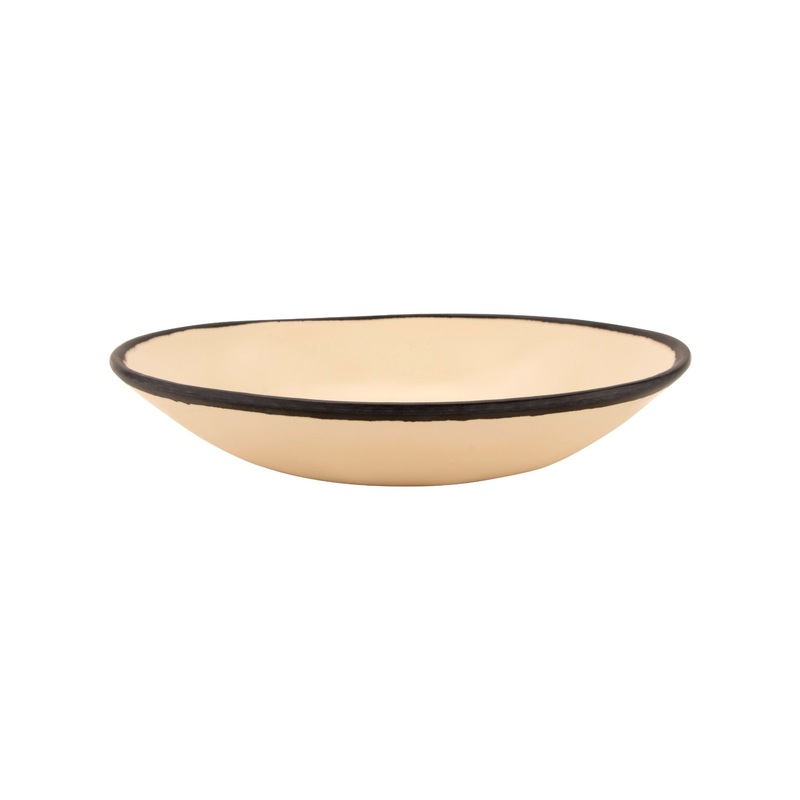 GET B-420-MA Melamine Soup Bowl Round 41-1/2 oz, Beige