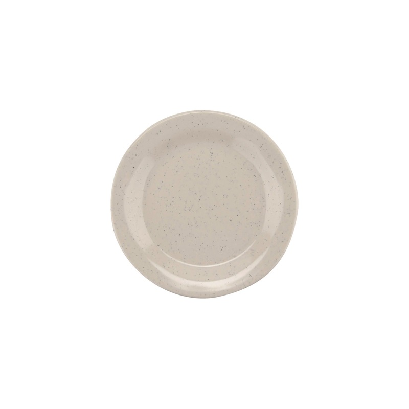 GET BF-060-IR Melamine Plate Round 6-1/4", White