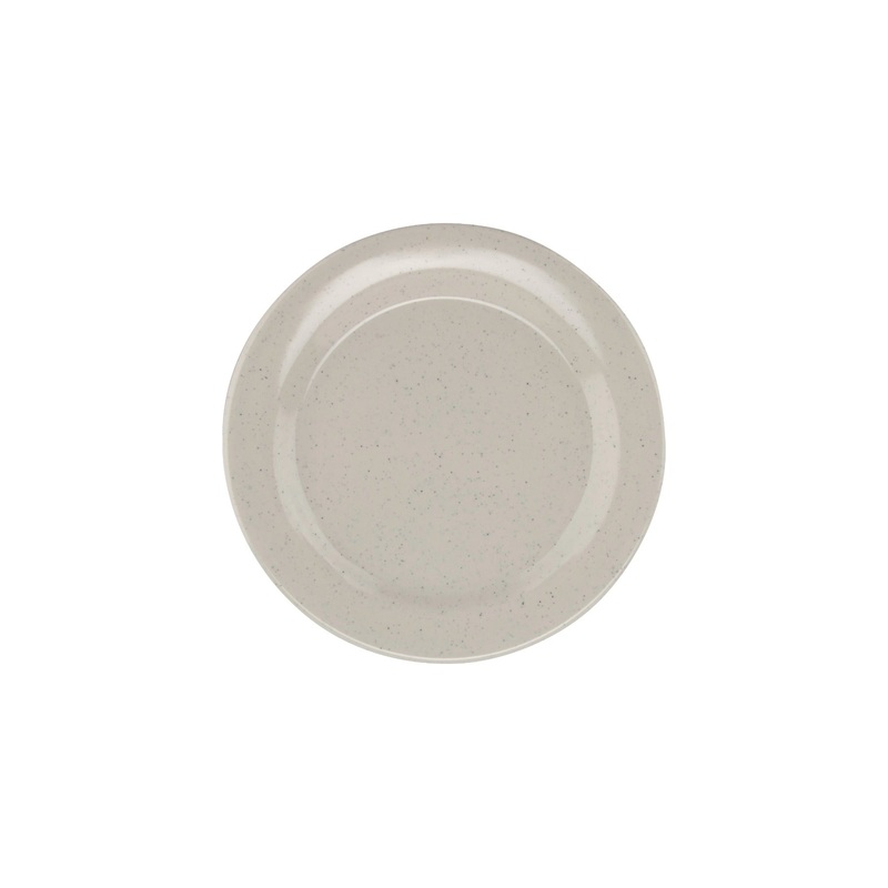 GET BF-700-IR Melamine Plate Round 7-1/4", Ironstone Speckled