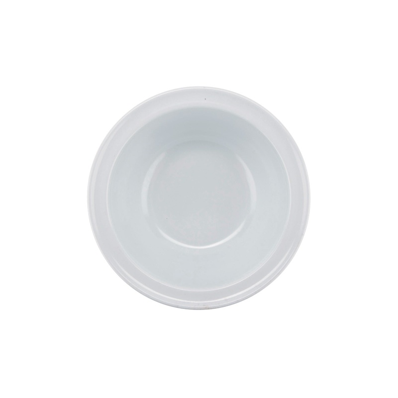 GET DN-313-W SuperMel Melamine Stackable Wide Rim Grapefruit Bowl 13 oz. - White - 48/Case