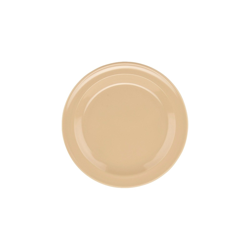GET DP-505-T Melamine Plate Round 5-1/2", Tan