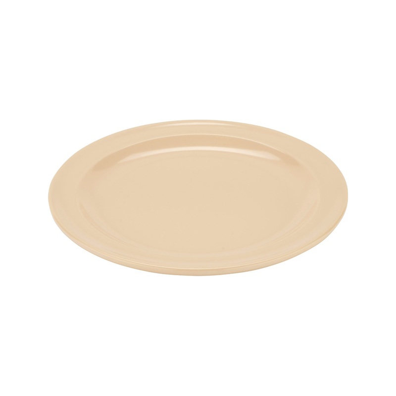 GET DP-508-T SuperMel Melamine Round Lunch / Salad Plate 8" - Tan - 24/Case