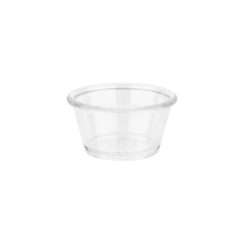 GET ER-025-CL SAN Plastic Round Ramekin 2-1/2 oz. - Clear