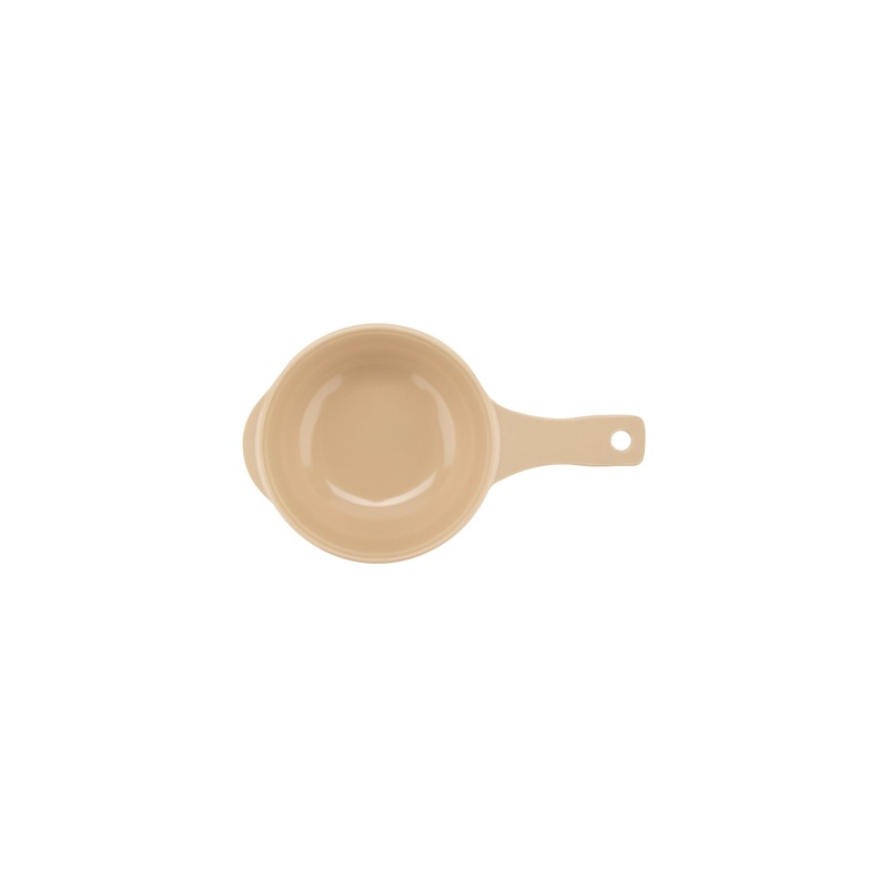GET HSB-110-T Melamine Soup Bowl w/ Handle Round 10 oz, Tan