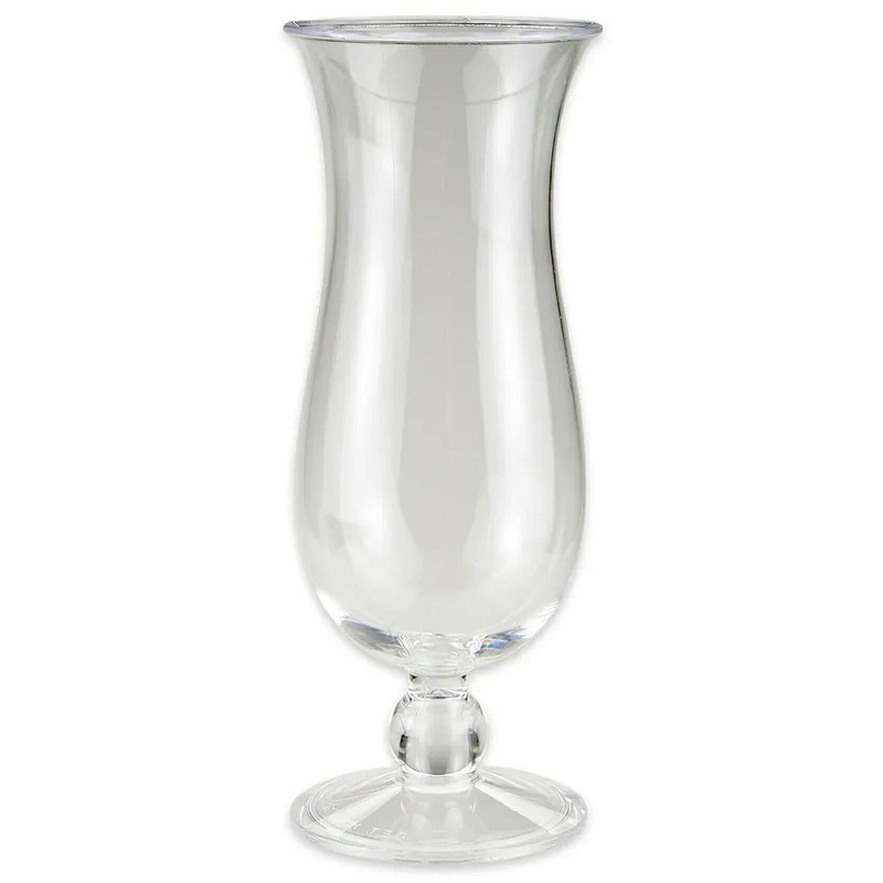 GET HUR-20-CL Plastic Hurricane Glass 20 oz. - Clear - 24/Case