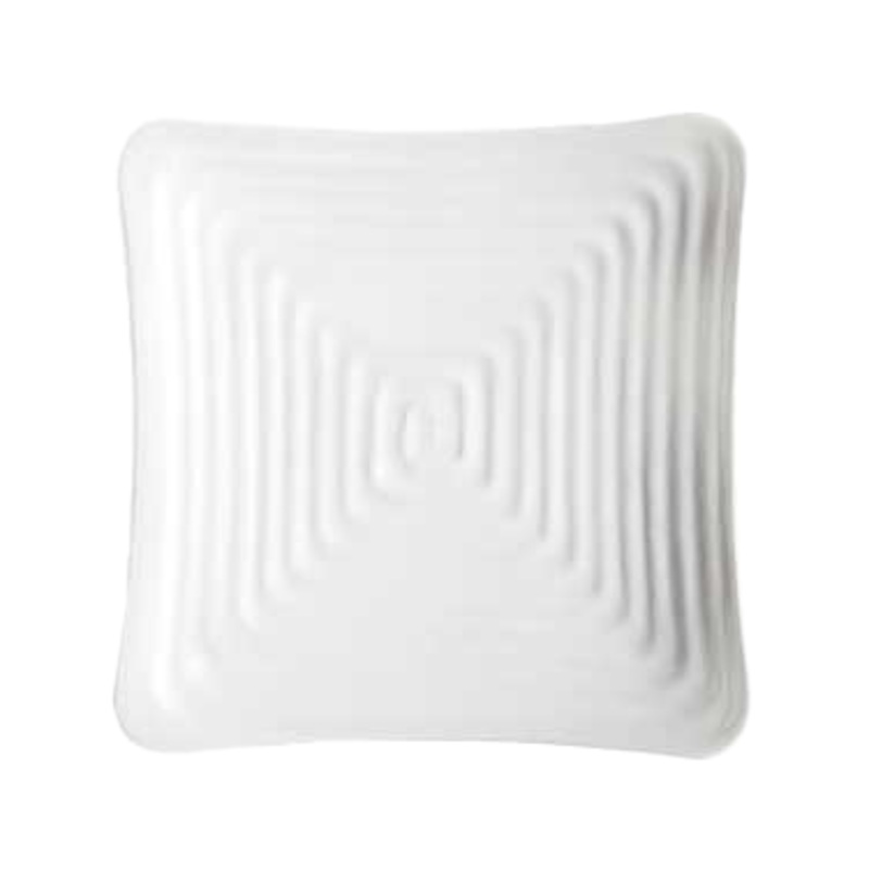 GET ML-61-W Milano Melamine Square Plate 7-1/4" - White - 12/Case