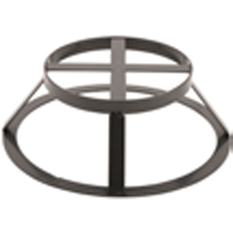 GET MTS-R3-MG Madison Avenue Round Metal Display Stand / Pedestal 3"H - Gray - For SB-1300 & SB-1212 Display Boards