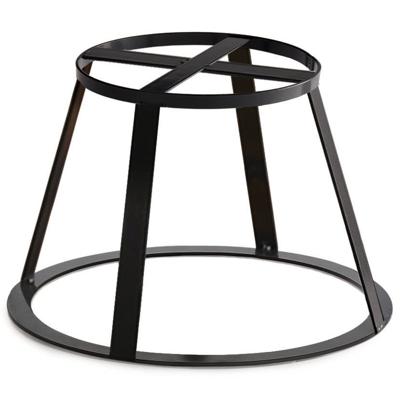 GET MTS-R6-MG Madison Avenue Round Metal Display Stand / Pedestal 6"H - Gray - For SB-1300 & SB-1212 Display Boards