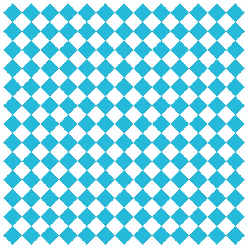 GET P-BLC-1212-W Food-Safe Sandwich/Deli Wrap Paper 12" x 12" - Blue Checkered - 1000/Case