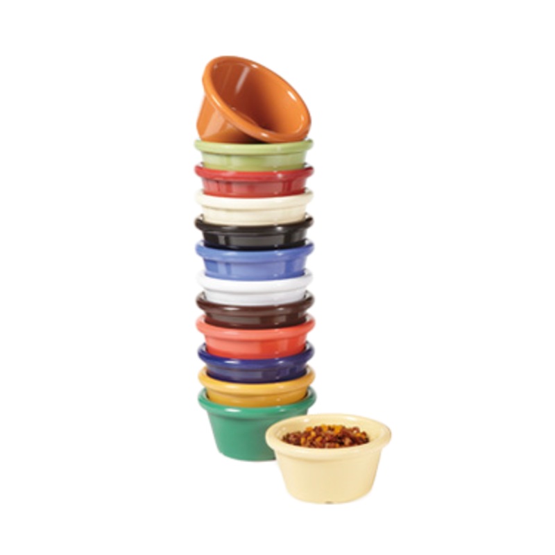 GET S-620-CB Melamine Smooth Ramekin 2 oz. - Cobalt Blue - 48/Case
