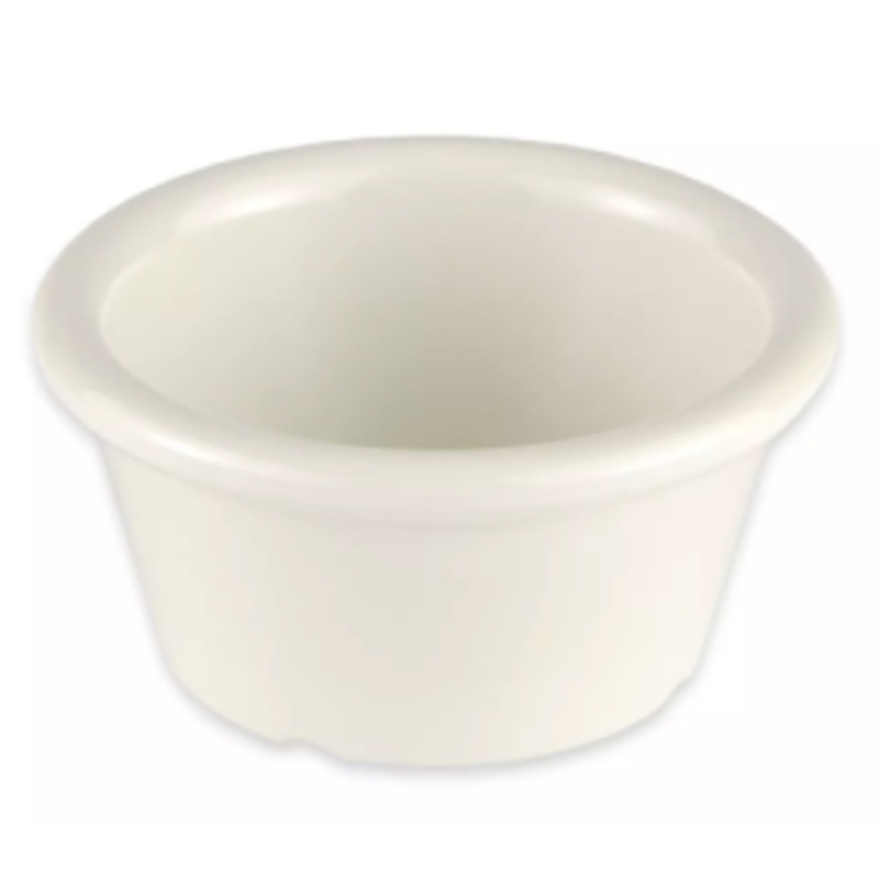 GET S-620-IV Melamine Smooth Ramekin 2 oz. - Ivory - 48/Case
